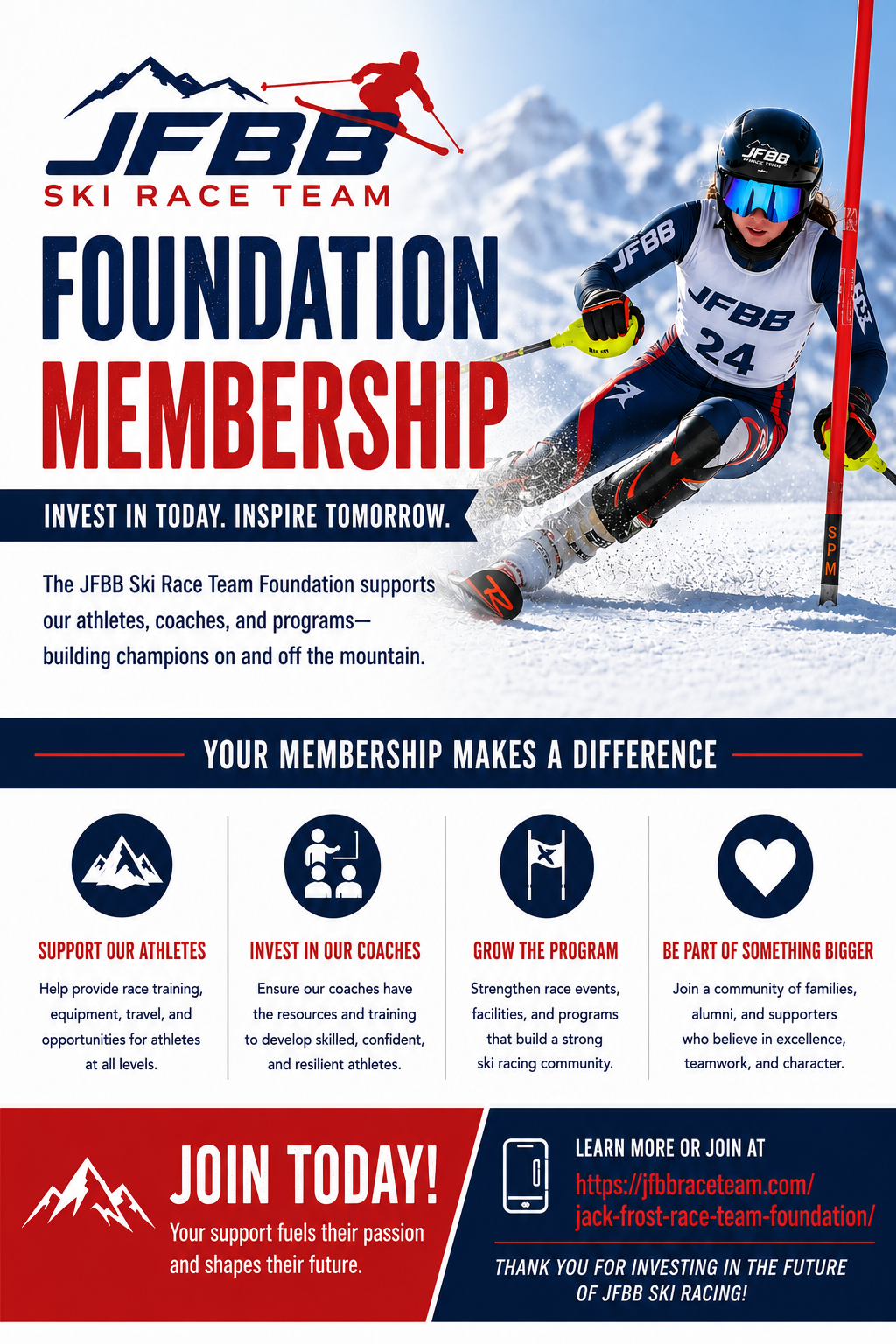JFBB Race Team Foundation Membership - 2026/2027 Season